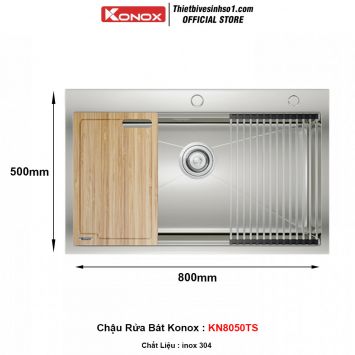 Chậu Rửa Bát Konox KN8050TS