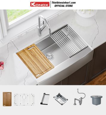 Chậu Rửa Bát Konox KN8051AS Curve