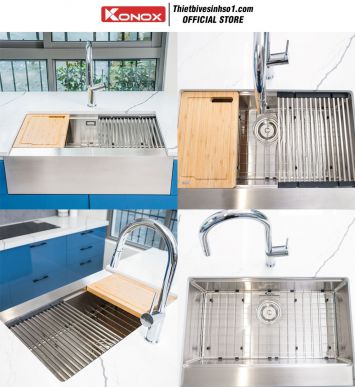 Chậu Rửa Bát Konox KN8051AS Retta