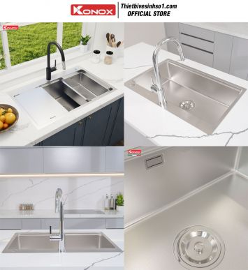 Chậu Rửa Bát Konox KN8151TS Dekor