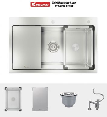 Chậu Rửa Bát Konox KN8151TS Dekor