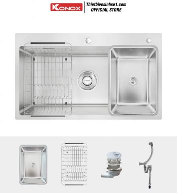 Chậu Rửa Bát Konox KN8248SO Dekor