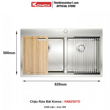 Chậu Rửa Bát Konox KN8250TD