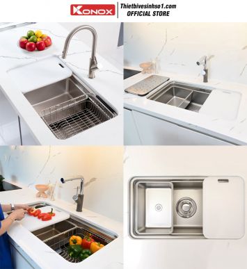 Chậu Rửa Bát Konox KN8347SU Dekor