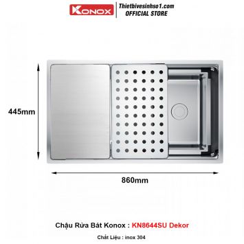 Chậu Rửa Bát Konox KN8644SU Dekor