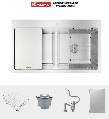 Chậu Rửa Bát Konox KN8651TD Dekor