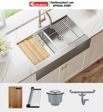 Chậu Rửa Bát Konox KN8751DA Retta