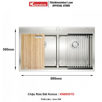 Chậu Rửa Bát Konox KN8850TD