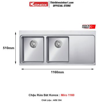 Chậu Rửa Bát Konox Miro 1160