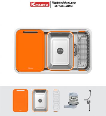 Chậu Rửa Bát Konox R50 Tari 8047SU