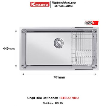 Chậu Rửa Bát Konox STELO 780U