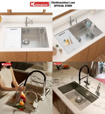 Chậu Rửa Bát Konox Tari 7648SR