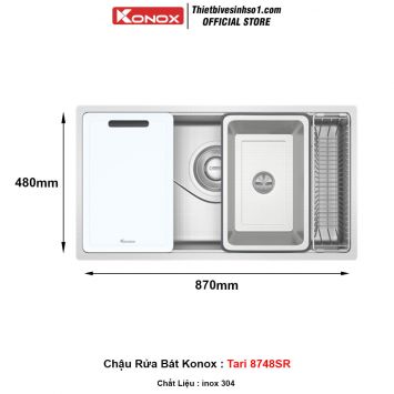 Chậu Rửa Bát Konox Tari 8748SR