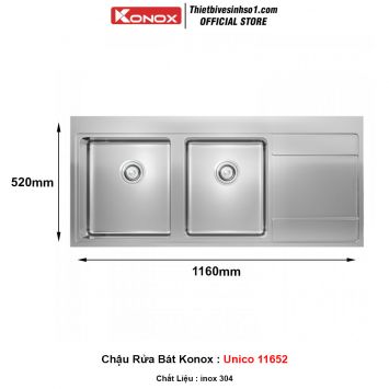 Chậu Rửa Bát Konox Unico 11652