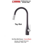 Vòi Rửa Bát Konox Curva Black