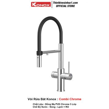 Vòi Rửa Bát Konox Combi Chrome