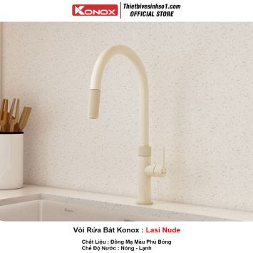 Vòi Rửa Bát Konox Lasi Nude