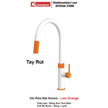 Vòi Rửa Bát Konox Lasi Orange