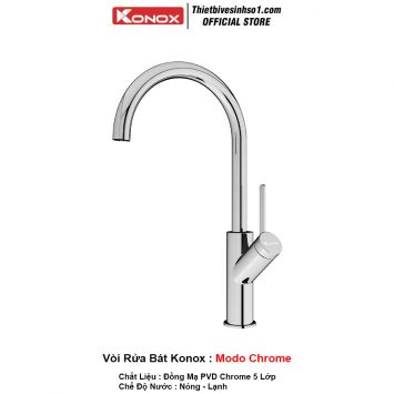 Vòi Rửa Bát Konox Modo Chrome