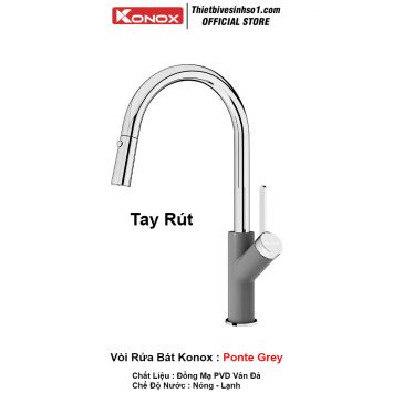 Vòi Rửa Bát Konox Ponte Grey