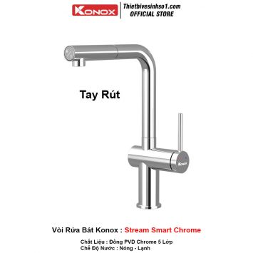 Vòi Rửa Bát Konox Stream Smart Chrome