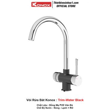 Vòi Rửa Bát Konox Trim Water Black
