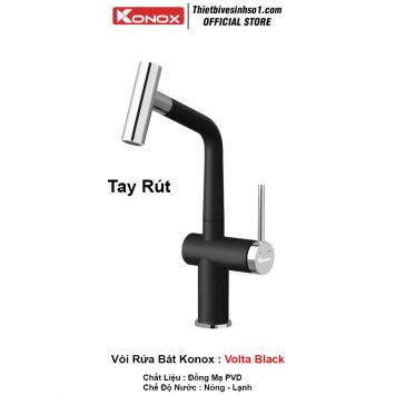 Vòi Rửa Bát Konox Volta Black