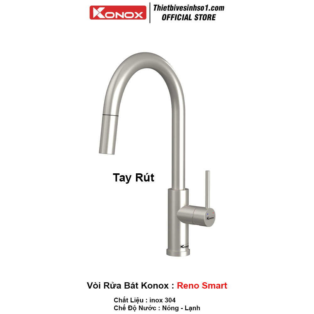 Vòi Rửa Bát Konox Reno Smart Vòi Rửa Bát Konox Reno Smart