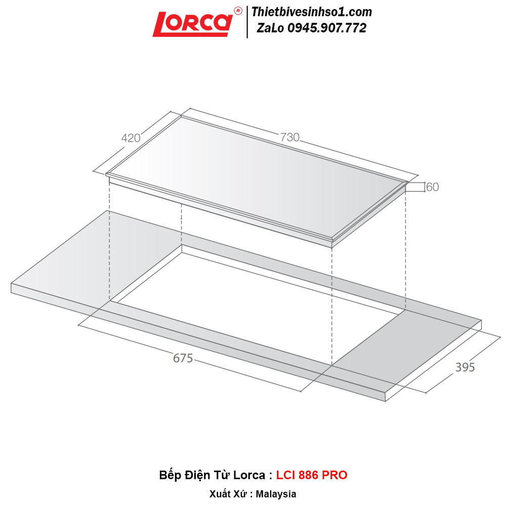 Bếp Từ Lorca LCI 886 PRO 2