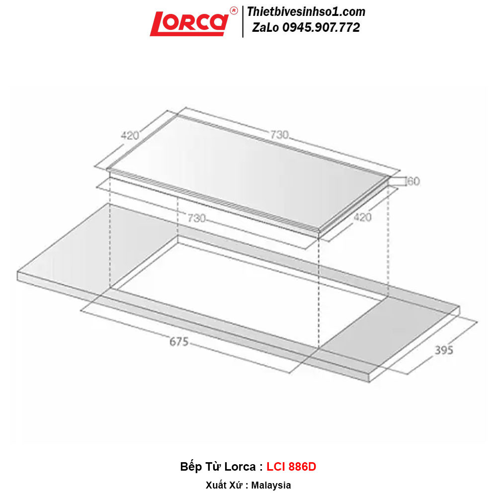 Bếp Từ Lorca LCI 886D 2