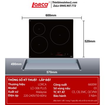 Bếp Từ Lorca LCI 306 PLUS