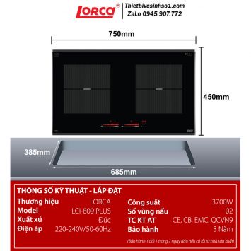 Bếp Từ Lorca LCI 809 PLUS