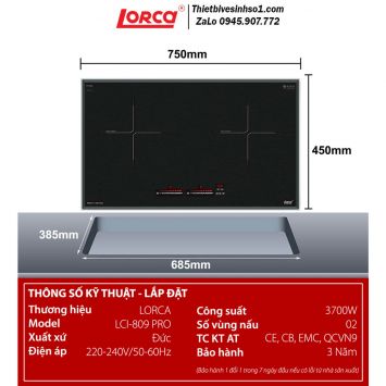 Bếp Từ Lorca LCI 809 PRO