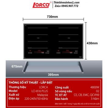 Bếp Từ Lorca LCI 816 PLUS