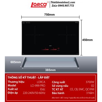 Bếp Từ Lorca LCI 999 PRO