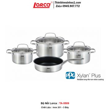 Bộ Nồi inox Lorca TA 5509