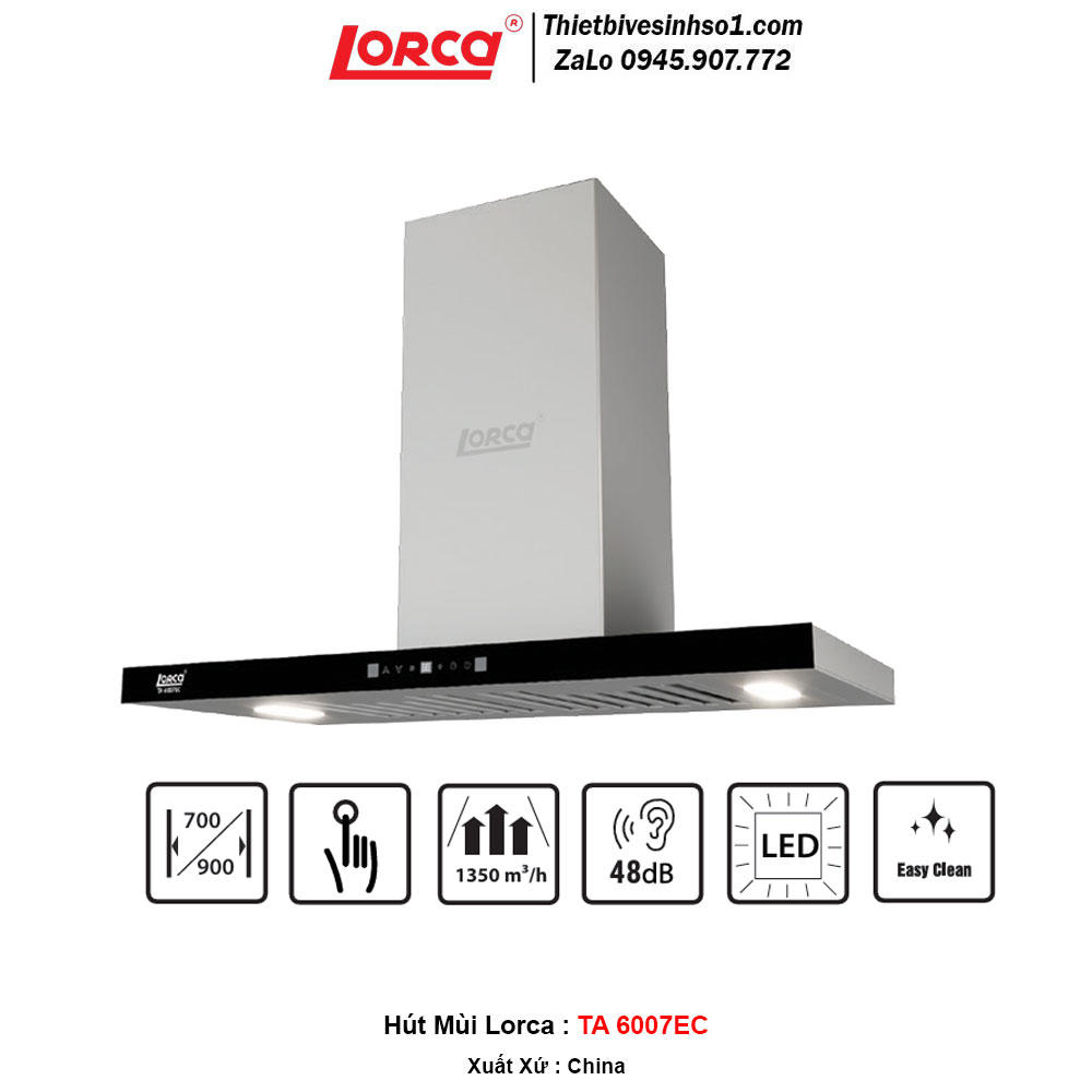 Máy Hút Mùi Lorca TA 6007EC