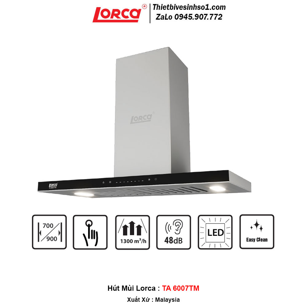 Máy Hút Mùi Lorca TA 6007TM