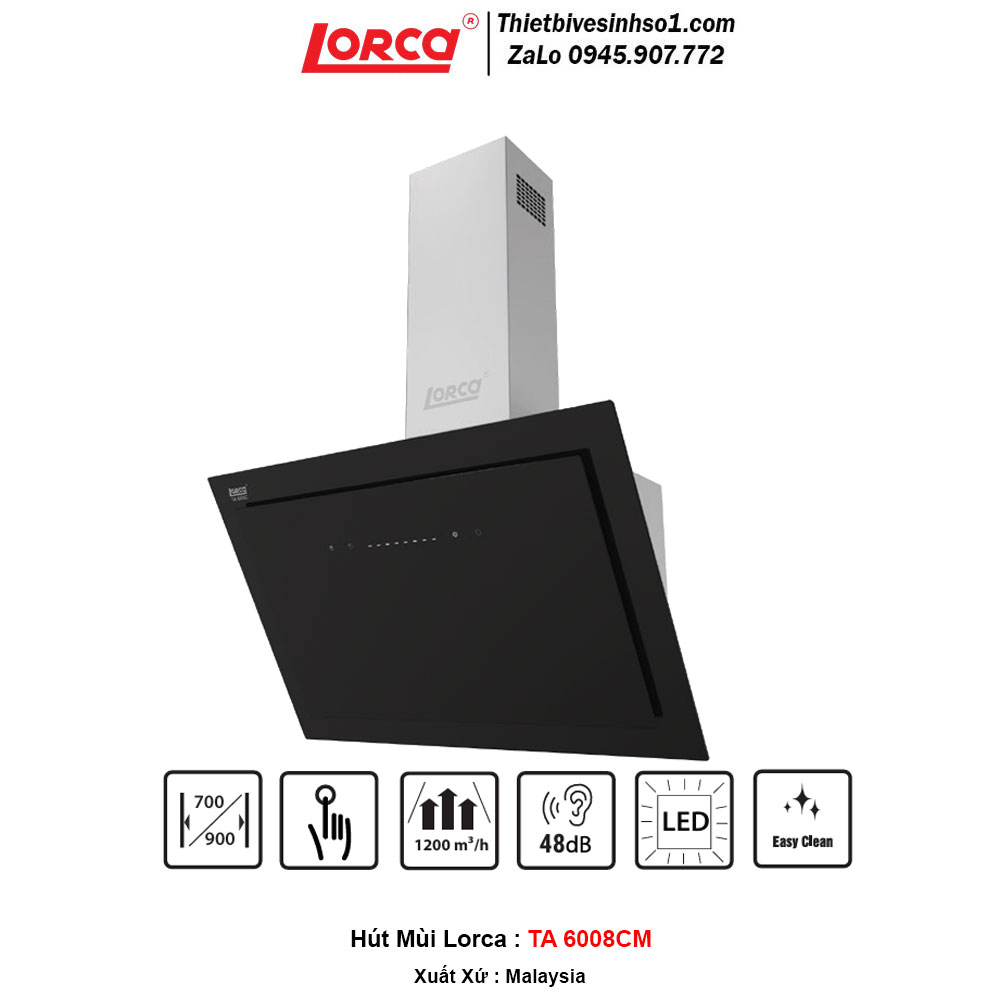 Máy Hút Mùi Lorca TA 6008CM