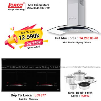 Combo Thiết Bị Bếp Lorca 877