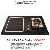 Bếp 1 Từ 1 Gas Sevilla SV-01 GT