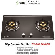 Bếp Gas Âm Cao Cấp Sevilla SV-209 BLACK