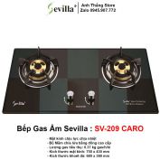 Bếp Gas Âm Cao Cấp Sevilla SV-209 CARO