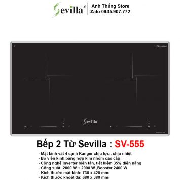 Bếp 2 Từ Sevilla SV-555