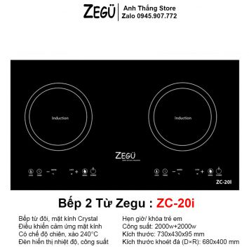 Bếp 2 Từ ZEGU ZC-20i
