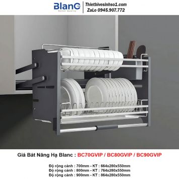 Giá Bát Nâng Hạ Blanc BC70GVIP/BC80GVIP/BC90GVIP