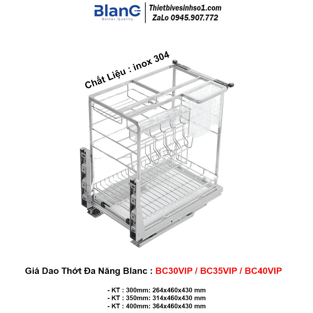 Giá Dao Thớt Đa Năng Blanc BC30VIP-BC35VIP-BC40VIP