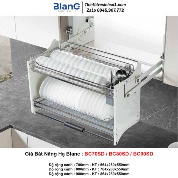 Giá Bát Nâng Hạ Blanc BC70SD-BC80SD-BC90SD