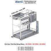 Giá Dao Thớt Đa Năng Blanc BC30NV-BC35NV-BC40NV