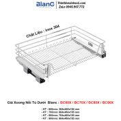 Giá Xoong Nồi Bát Đĩa Blanc BC60X-BC70X-BC80X-BC90X